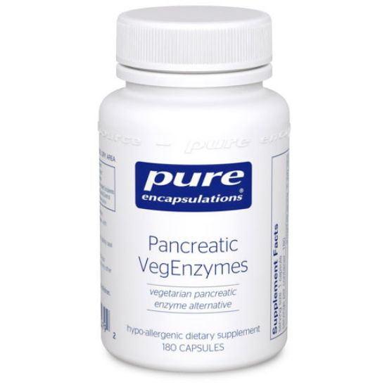 Picture of Pancreatic VegEnzymes 180's, Pure Encapsulations