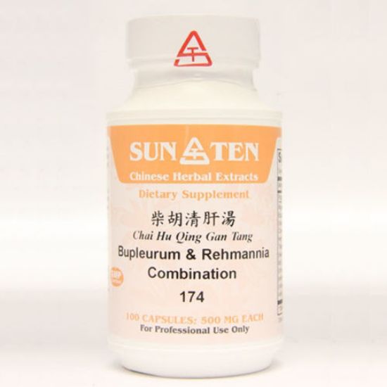 Picture of Chai Hu Qing Gan Tang Sun Ten Capsules 100's
