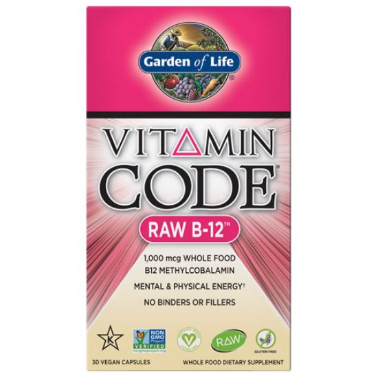 Picture of B12 Vitamin Code Raw 30 Caps by Garden of Life